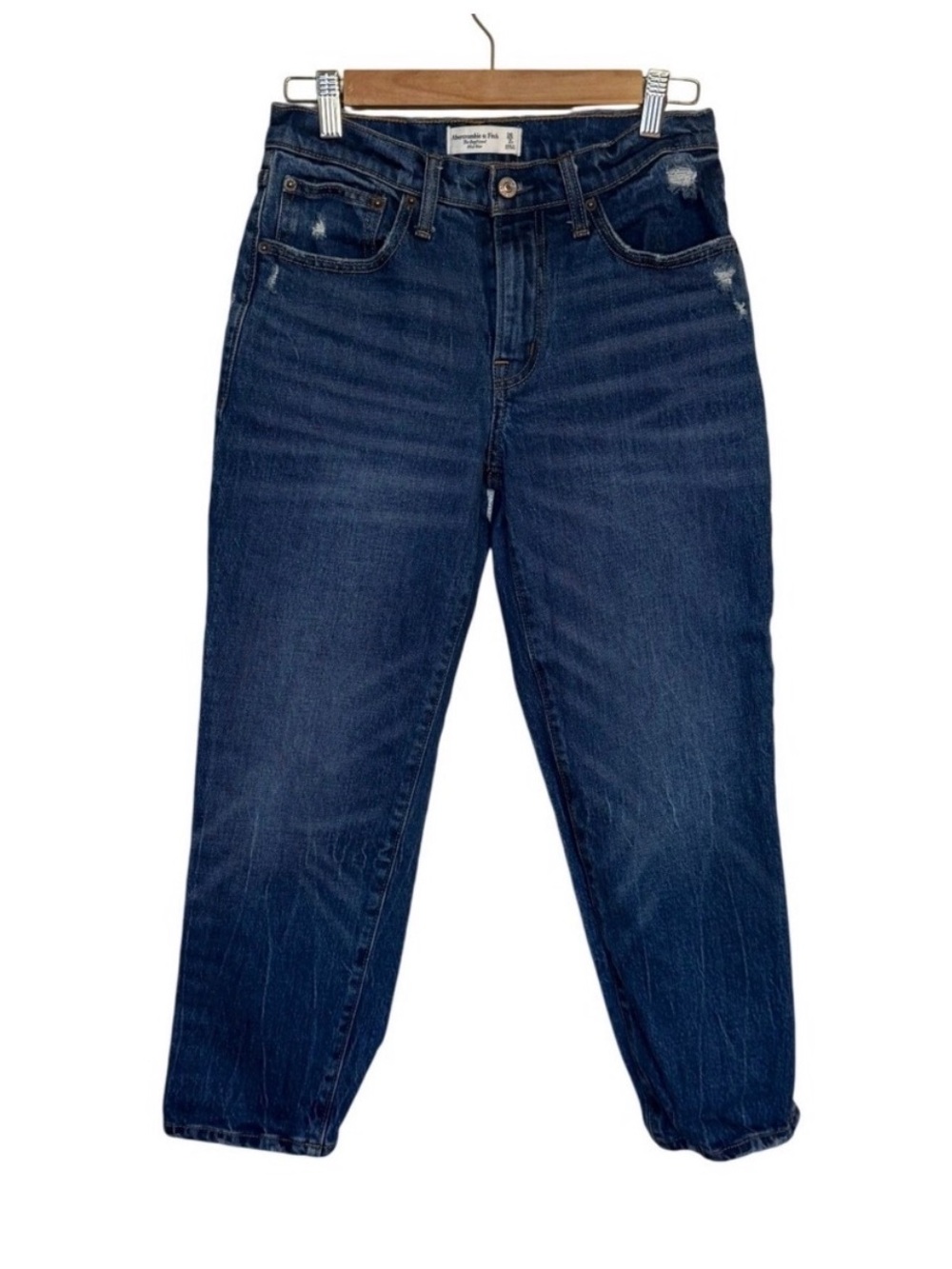 Abercrombie & Fitch The Boyfriend Mid-Rise Jeans 26/2Short
